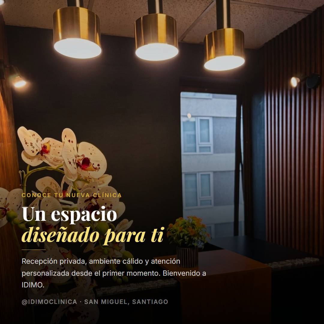 Recepción IDIMO — Un espacio diseñado para ti