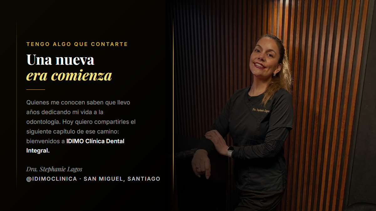 Dra. Stephanie Lagos — Una nueva era comienza